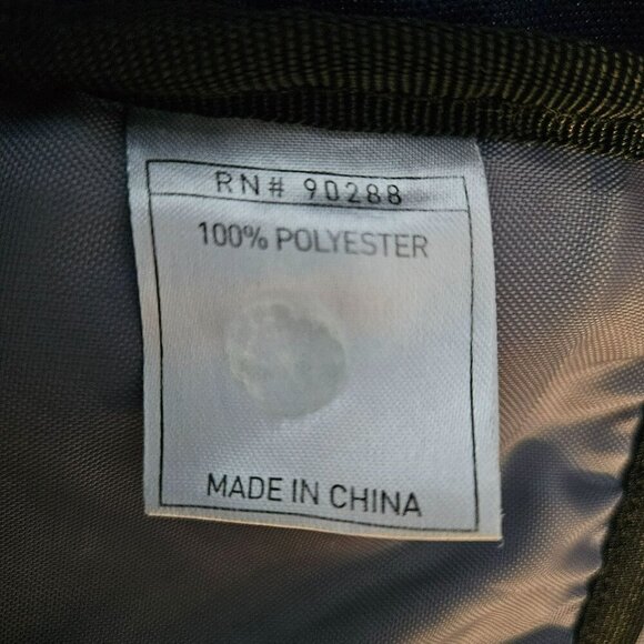 Adidas Classic Navy 3 Stripe Backpack Front Zip Pocket & Side Mesh Pockets Bag - Picture 10 of 16